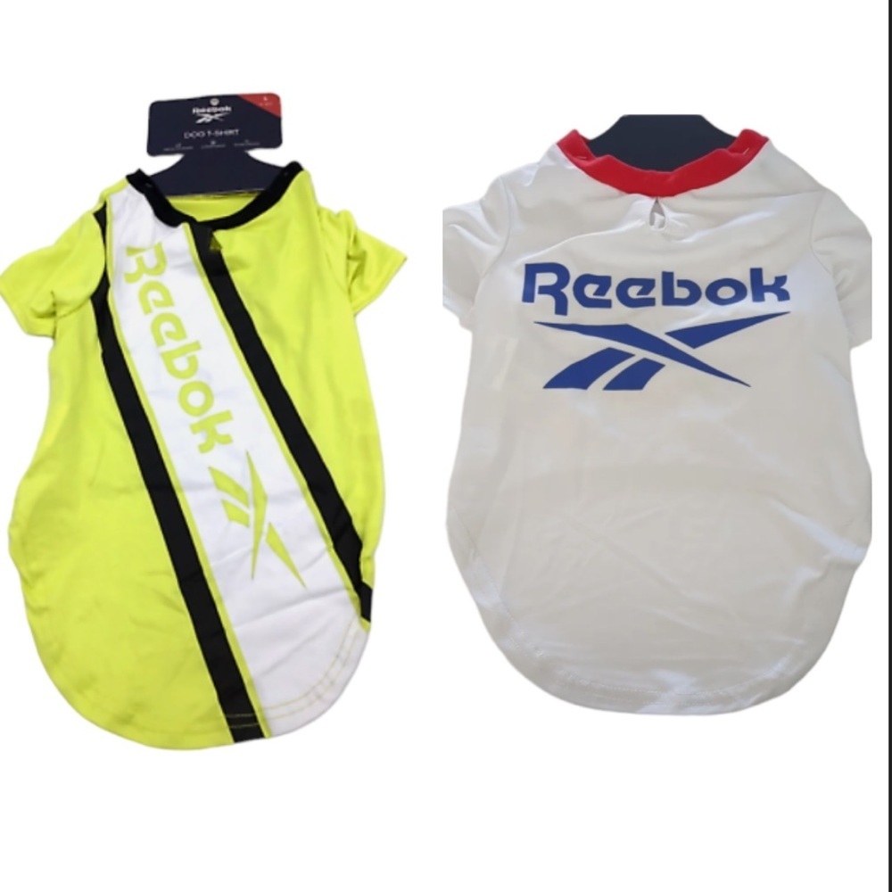 Bundle 2 NWT Reebok Logo Dog Tees L
